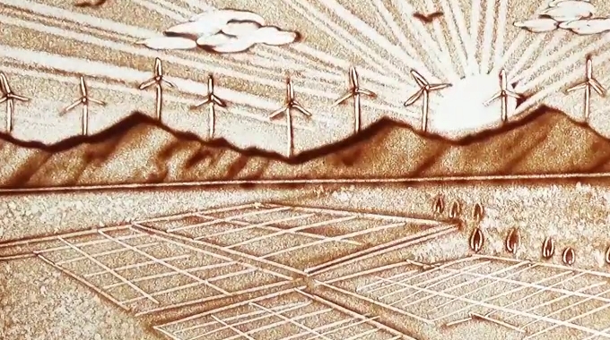 协鑫沙画